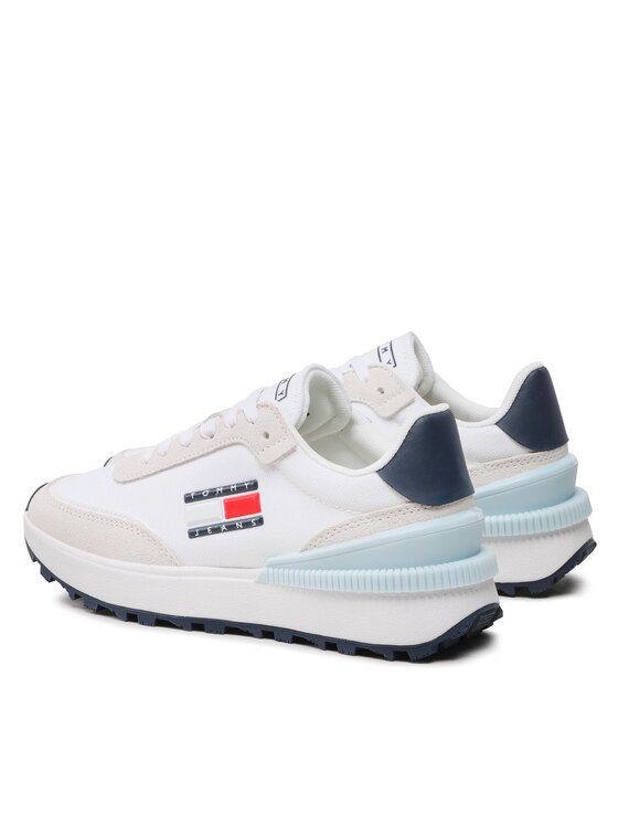 Tommy Jeans Sneakers Tommy Jeans Wmn Tech Runner EN0EN02028 Bianco