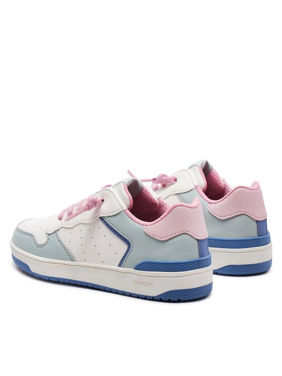 Geox Snīkeri Geox J Washiba Girl J36HXD 054FU C0130 D Balts