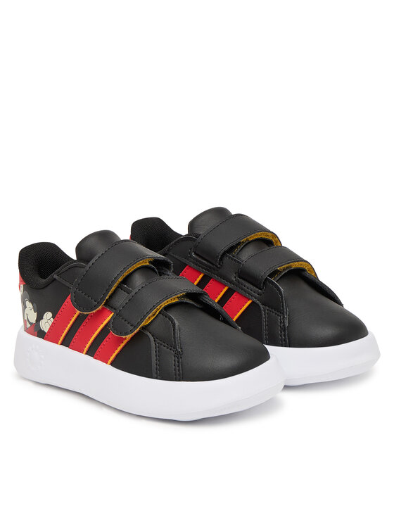 adidas Superge adidas Adidas Disney Mickey Mouse Grand Court Shoes Infants KI9186 Črna