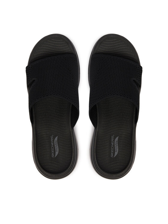 Skechers Шльопанці Skechers Go Walk Arch Fit 140274/BBK Чорний
