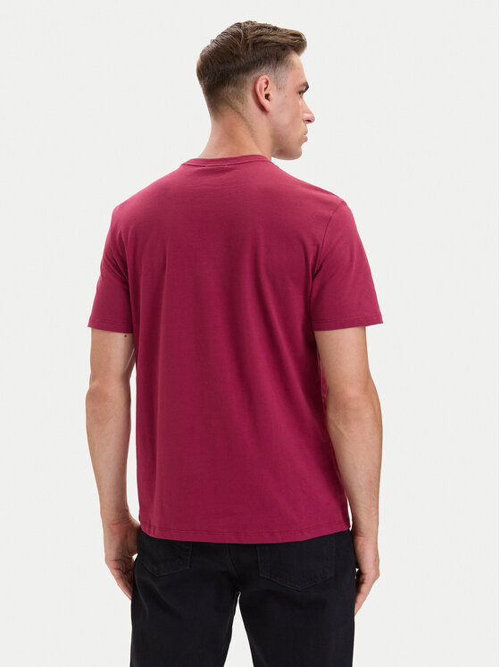 Calvin Klein Calvin Klein Camiseta Logo 30s LV04LD230G Rojo oscuro Regular Fit