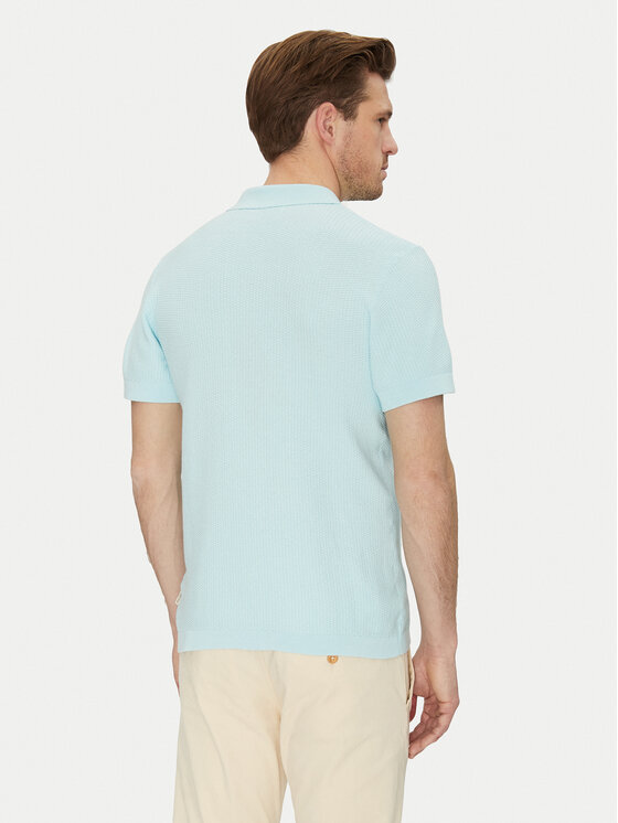 Blend Blend Polo 20718361 Turquesa Regular Fit