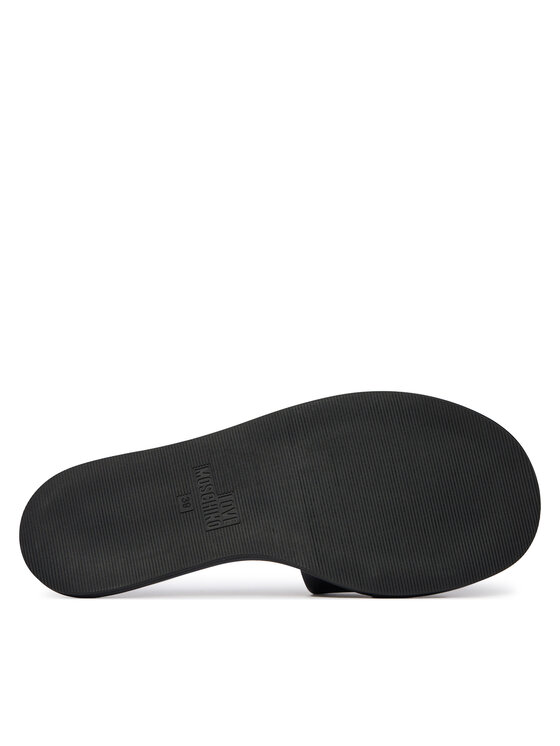 LOVE MOSCHINO Şlapi LOVE MOSCHINO JA28252G0OIA0000 Negru