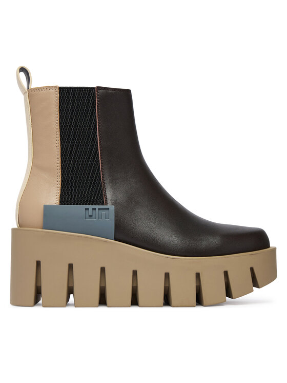 United Nude Botki United Nude Grip Chelsea LO V 1103216116 Brązowy ciemny