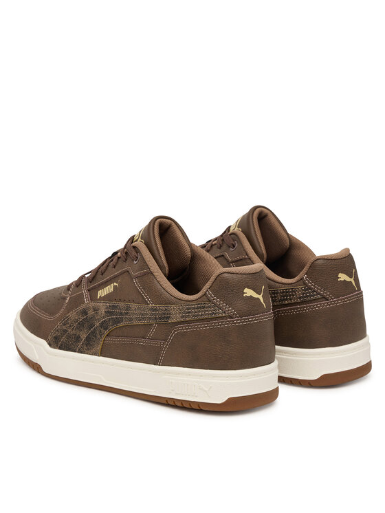 Puma Sneakersy Puma Puma Caven III Crafted Leather 407315 01 Hnědá
