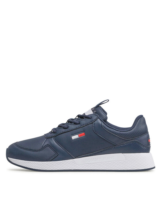 Tommy Jeans Superge Tommy Jeans Flexi Runner Ess EM0EM01080 Mornarsko modra