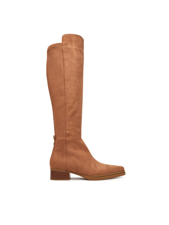 MICHAEL Michael Kors Cizme lungi muschetar MICHAEL Michael Kors Lex Boot 40F6LXMB1S Maro deschis