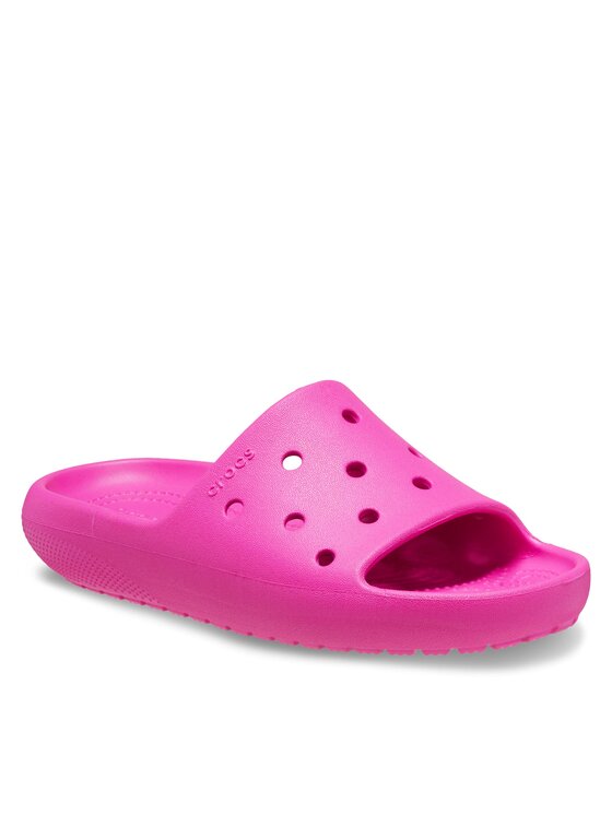 Klapki Crocs Classic Slide V2 Kids 209422 Różowy | Eobuwie.com.pl