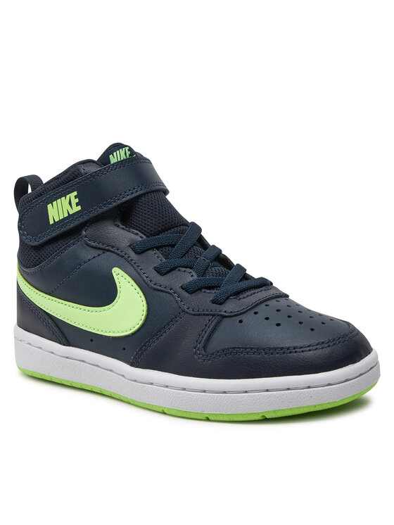 Nike Laisvalaikio batai Nike Court Borough Mid 2 (PSV) CD7783 403 Tamsiai mėlyna