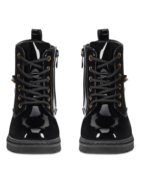 DeeZee Botines planos DeeZee CEO-CM231212-3 Negro