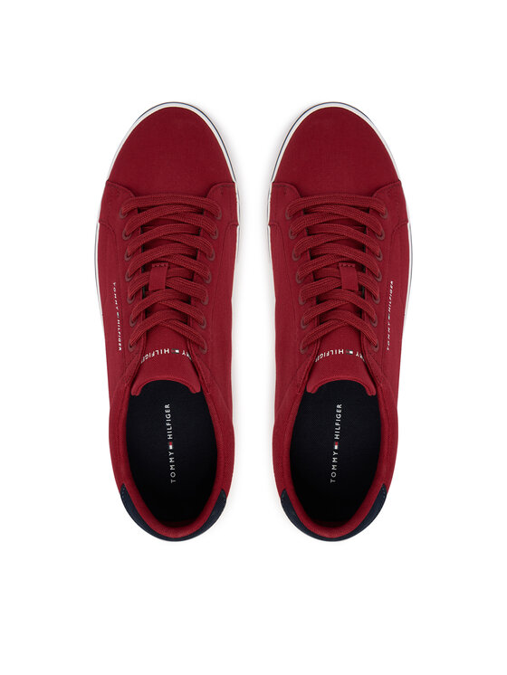 Tommy Hilfiger Tenisice Tommy Hilfiger Vulc Core Long Lace FM0FM05688 Tamnocrvena