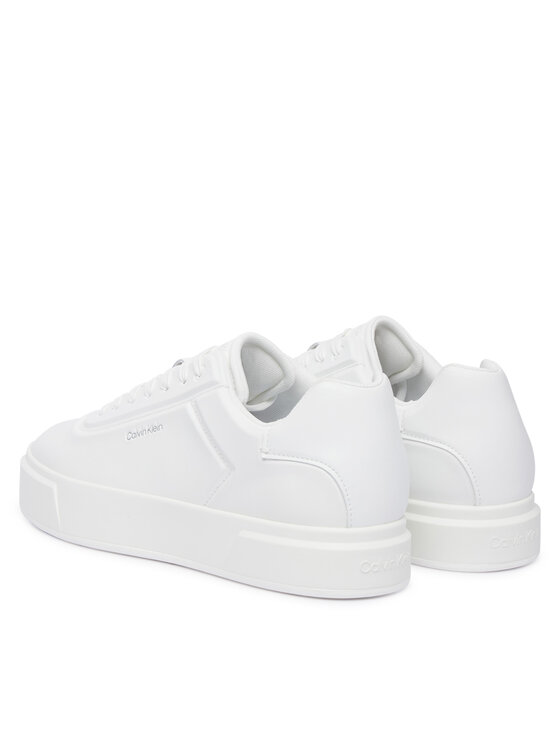 Calvin Klein Sneakersy Calvin Klein Basket Cups Oxf Lup Hf Lth YM0YM01452 Biały