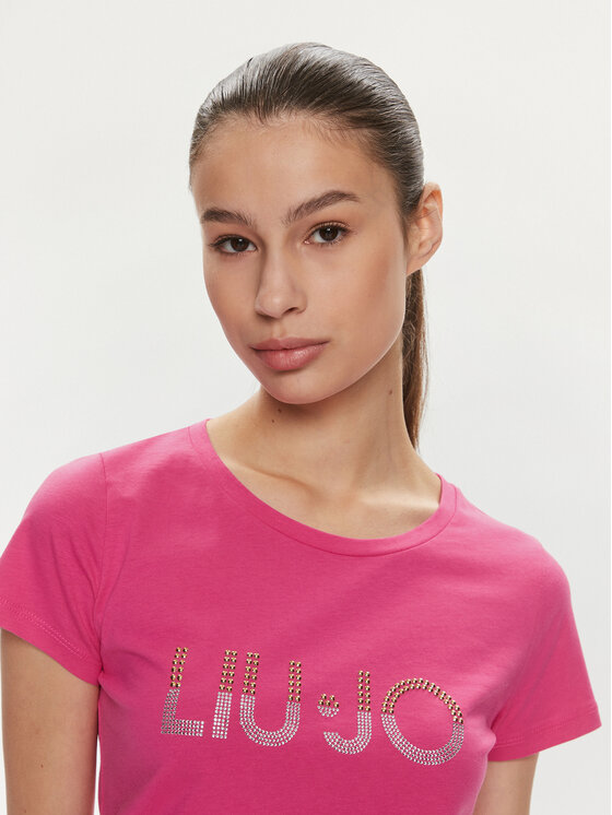 Liu Jo Liu Jo Футболка VA4216 JS923 Рожевий Regular Fit