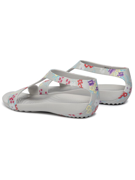 Crocs Basutės Crocs Serena Graphic Sandal W 205933 Pilka