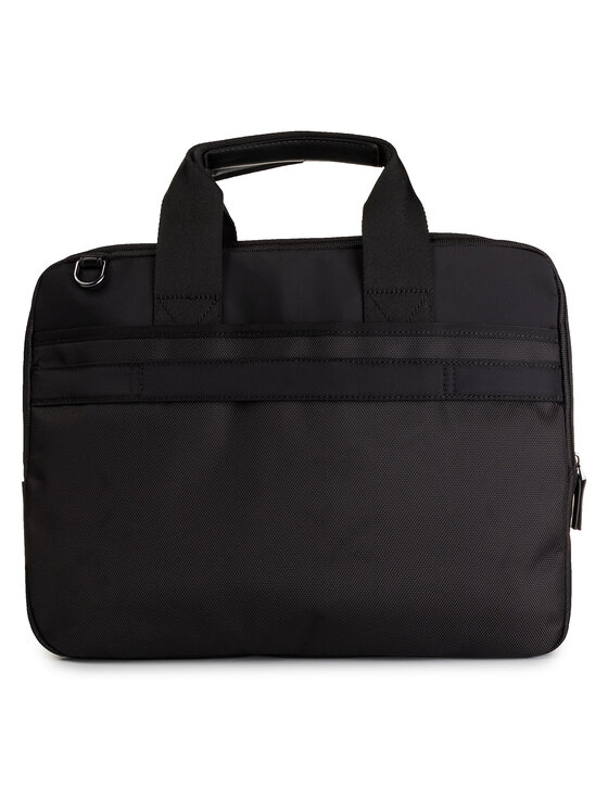Tommy Hilfiger Τσάντα για laptop Tommy Hilfiger Elevated Nylon Workbag AM0AM05024 Μαύρο