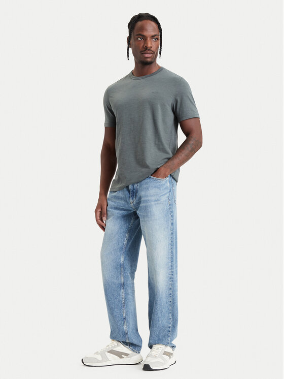 BOSS BOSS Camiseta Tegood  50508243 Caqui Slim Fit