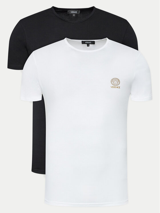 Versace Versace Marškinėlių komplektas AU10193 Spalvota Slim Fit