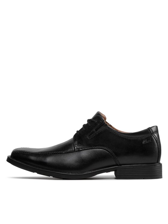 Clarks Туфлі Clarks Tilden Walk 261103107 Чорний