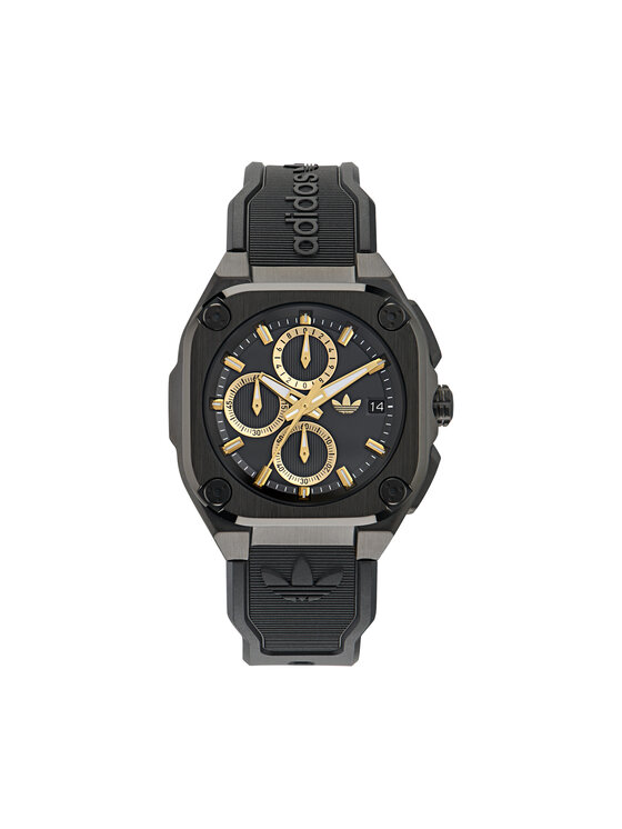 adidas Originals Hodinky adidas Originals City Tech Three Chrono AOFH24020 Čierna