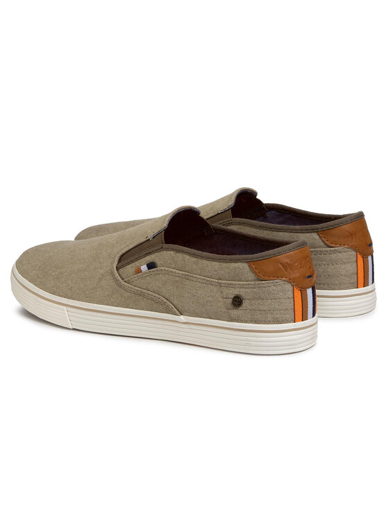 Wrangler Tenisówki Wrangler Odyssey Slip On WM01041A Zielony