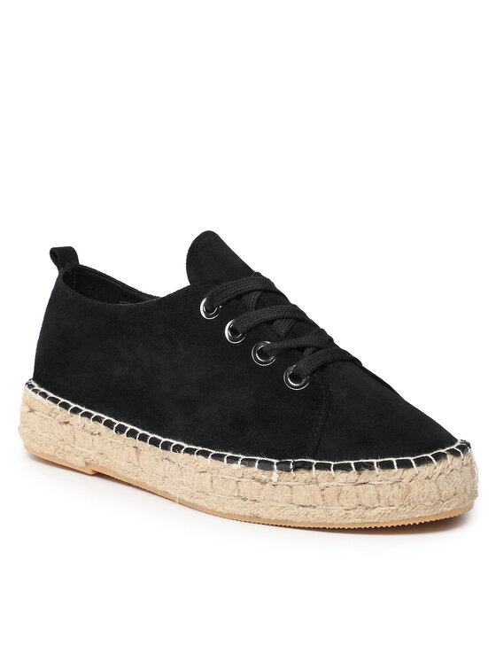 Jenny Fairy Espadrilles Jenny Fairy HZF098-01 Fekete