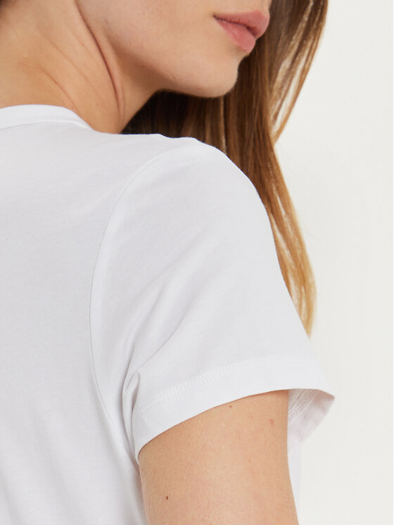 Calvin Klein Calvin Klein Marškinėliai K20K207974 Balta Regular Fit