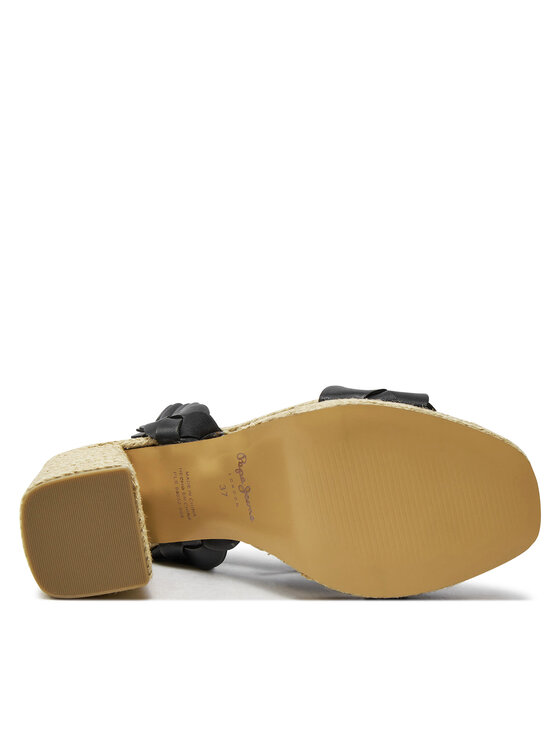 Pepe Jeans Босоніжки Pepe Jeans Lenny Braid PLS90652 Чорний