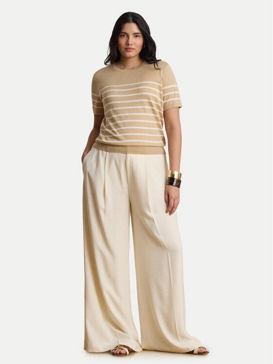 LAUREN RALPH LAUREN LAUREN RALPH LAUREN Camiseta Eyelah 200P13973002 Beis Regular Fit
