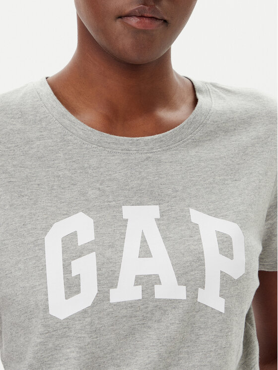 Gap Gap Majica 729555-05 Siva Regular Fit