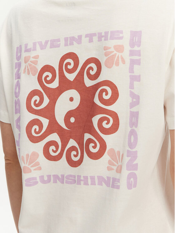 Billabong Billabong T-shirt EBJZT00432-SCS Bijela Regular Fit