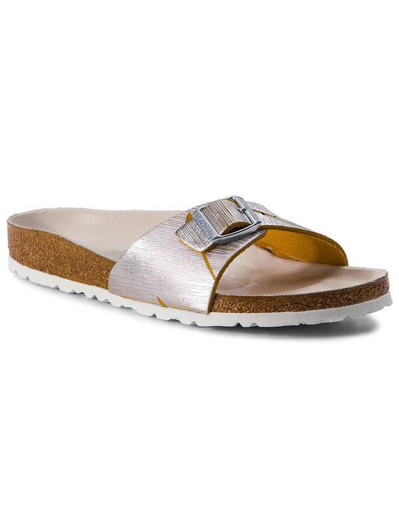 Birkenstock Papucs Birkenstock Madrid Rivet Logo 1012960 Ezüst