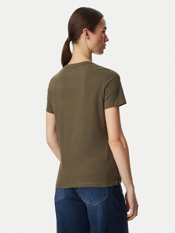 Guess Guess Camiseta W1YI1B I3Z14 Caqui Regular Fit