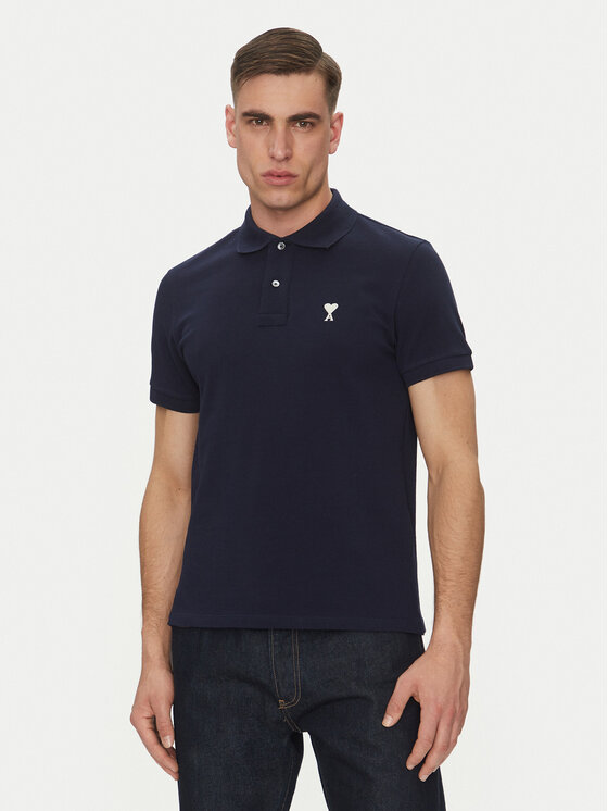 AMI Paris AMI Paris Polo HPL060.760 Tamnoplava Regular Fit