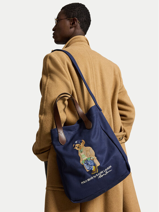 Polo Ralph Lauren Дамска чанта Polo Ralph Lauren 405P16216001 Тъмносин