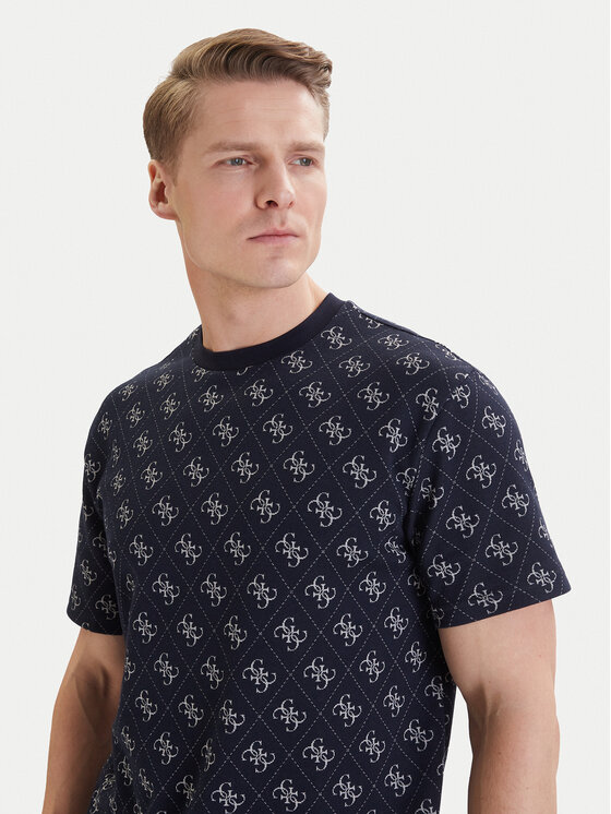 Guess Guess Футболка M6GP34 K3200 Cиній Relaxed Fit