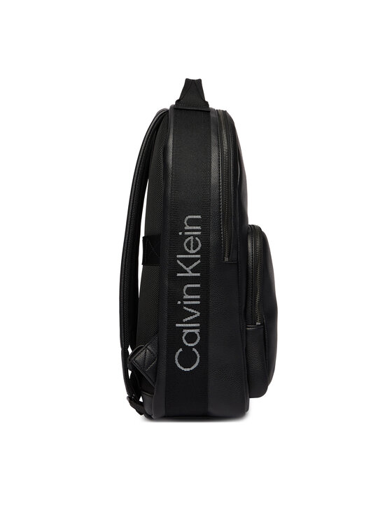 Calvin Klein Mochila Calvin Klein Webbing Strap Round Backpack LV04D3282G Negro