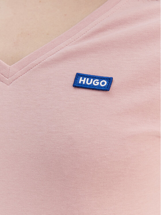 HUGO HUGO Camiseta Classic 50513667 Rosa Slim Fit