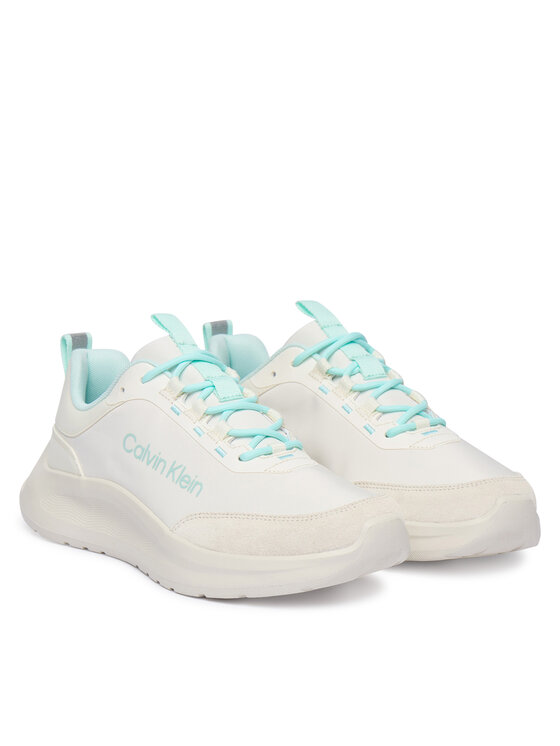 Calvin Klein Sneakersy Calvin Klein Light Eva Run Ess Lac Ny-Su Wmn HW0HW03293 Biela