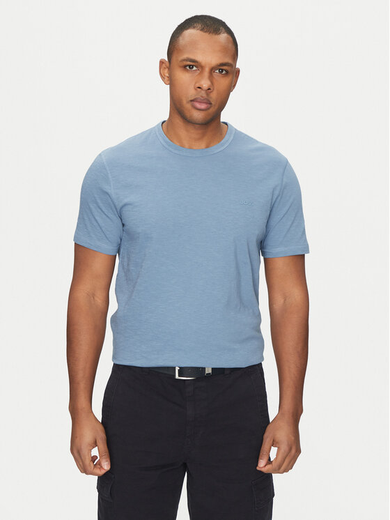 BOSS BOSS Футболка Tegood 50508243 Голубий Regular Fit