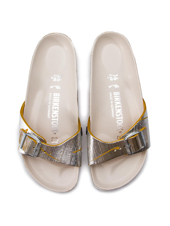 Birkenstock Ciabatte Birkenstock Madrid Rivet Logo 1012960 Argento