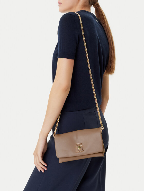 Tommy Hilfiger Torebka Tommy Hilfiger AW0AW17462 Beżowy
