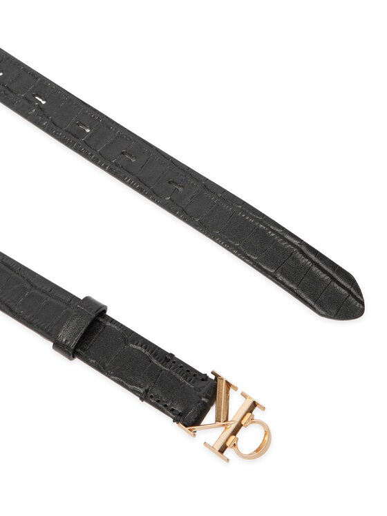 Calvin Klein Sieviešu josta Calvin Klein Facet Ck Buckle Pebble LV04F7102G Melns