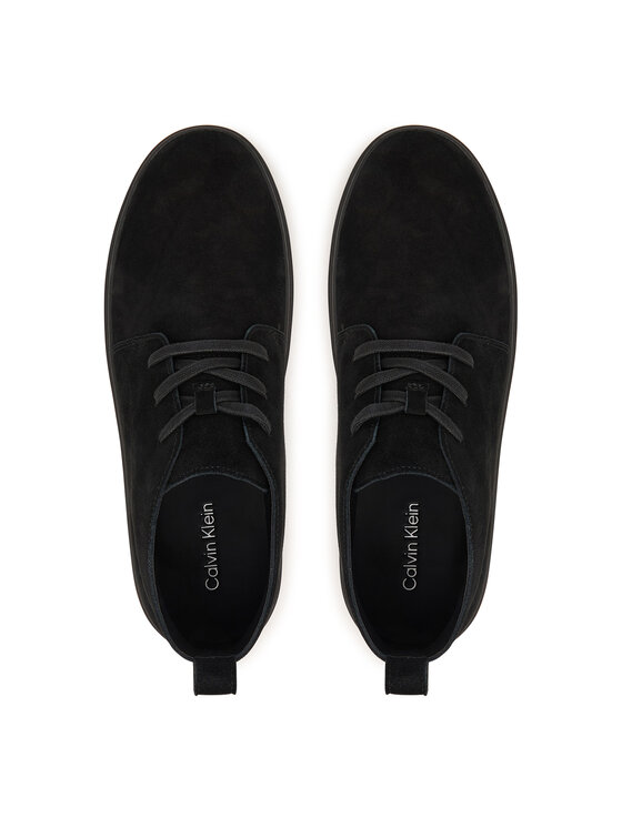 Calvin Klein Зимни обувки Calvin Klein Hybrid Clean Mid Lace Up Su HM0HM02254 Черен