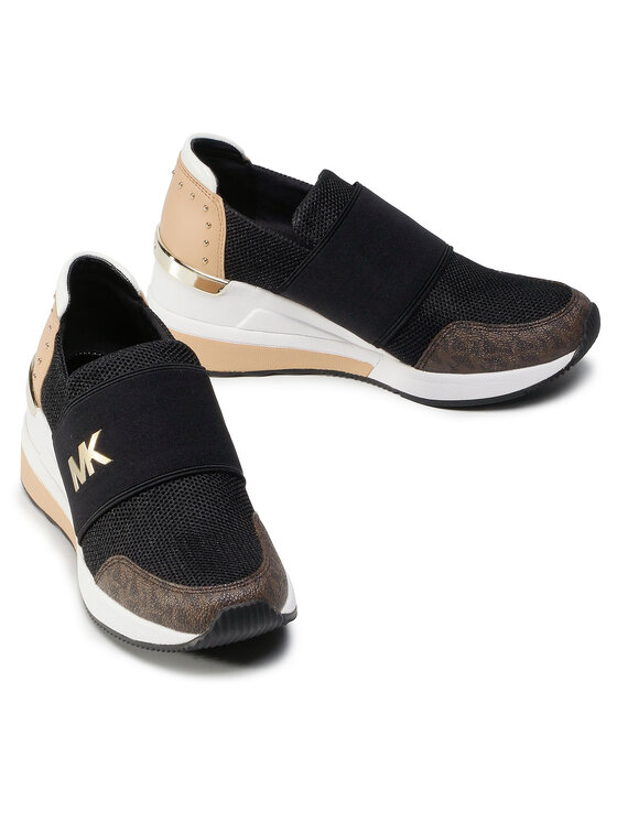 MICHAEL Michael Kors Laisvalaikio batai MICHAEL Michael Kors Felix Trainer 43T0FXFS4D Juoda