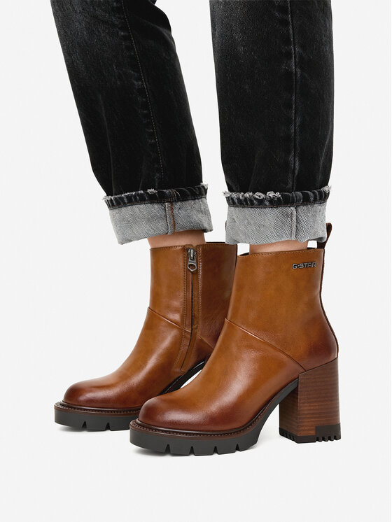 G-Star Raw Botki G-Star Raw CEO-WI34-CLEVELAND-01 Brązowy