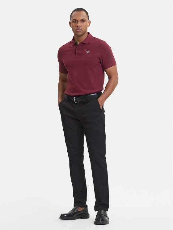 Barbour Barbour Polo marškinėliai Tartan MML0012RE53 Vyšninė Tailored Fit