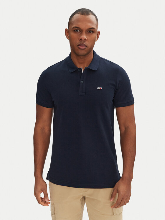 Tommy Jeans Tommy Jeans Polo DM0DM20676 Σκούρο μπλε Slim Fit