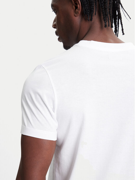 Kappa Kappa Majica Logo Korpo Cafers 304J150 Bela Slim Fit