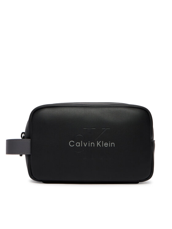 Calvin Klein Kozmetični kovček Calvin Klein Bold Dopp Kit LV04D1238G Črna