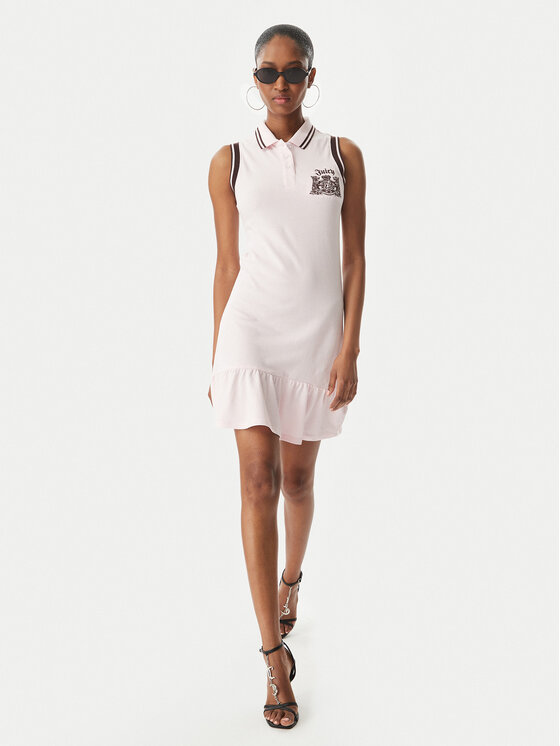 Juicy Couture Juicy Couture Літня сукня Juicy Peplum JCGED126016 Рожевий Regular Fit